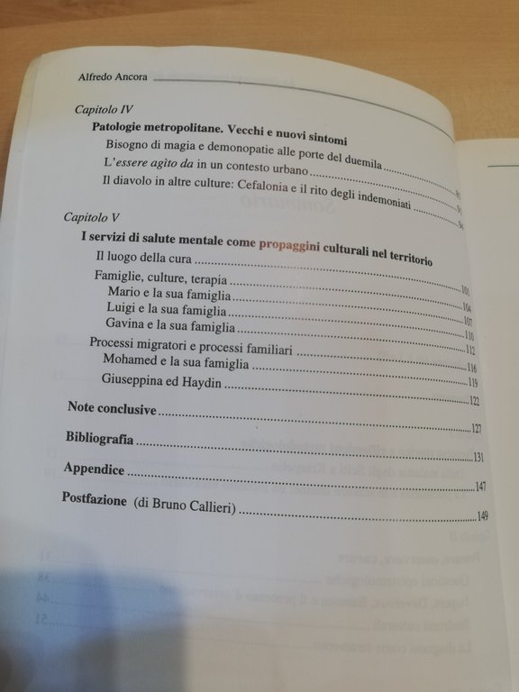 La dimensione transculturale della psicopatologia, Alfredo Ancora, EUR, 1997 | Immagine Gallery 16