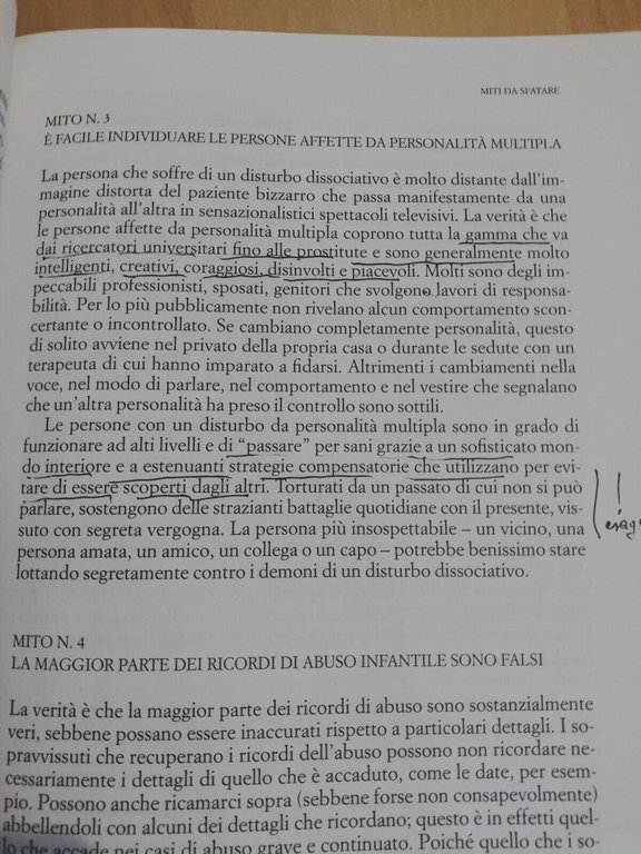 La dissociazione. I cinque sintomi fondamentali, M. Steinberg, M. Schnall, …