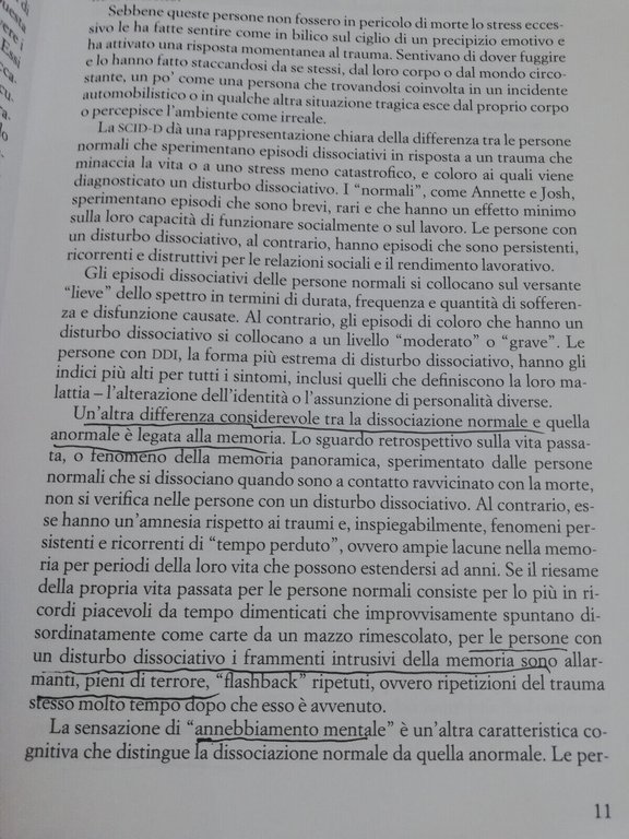 La dissociazione. I cinque sintomi fondamentali, M. Steinberg, M. Schnall, …