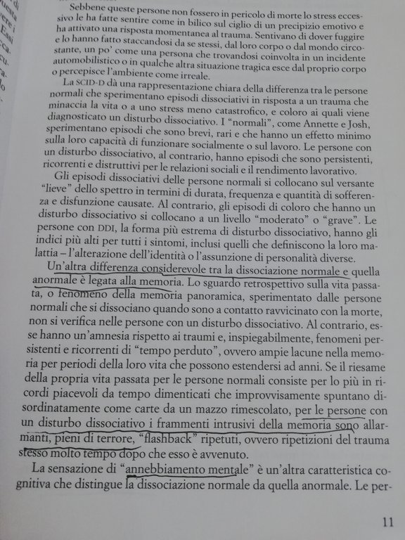 La dissociazione. I cinque sintomi fondamentali, M. Steinberg, M. Schnall, …