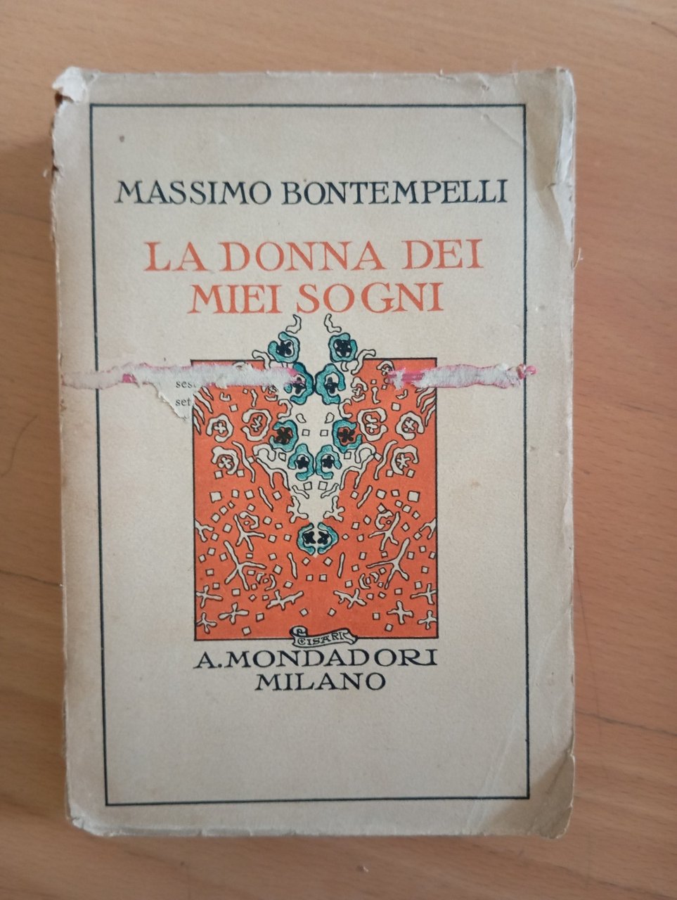 La donna dei miei sogni, Massimo Bontempelli, Mondadori, 1926 | Immagine principale
