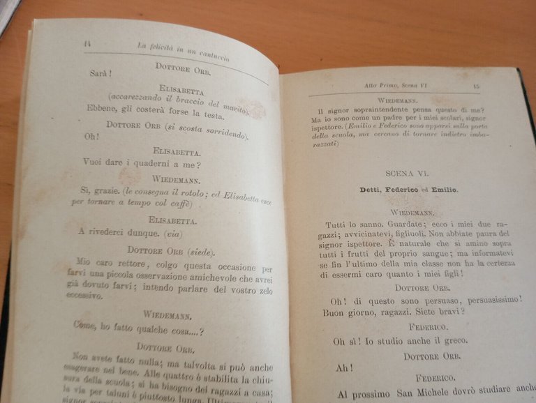 La felicit in un cantuccio, Ermanno Sudermann, Treves, 1900