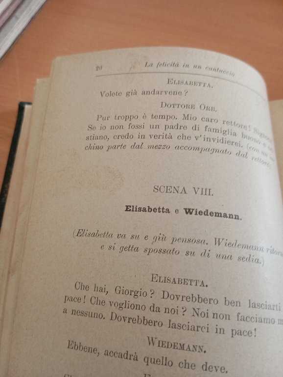 La felicit in un cantuccio, Ermanno Sudermann, Treves, 1900