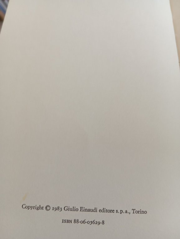 La felicità mentale, Maria Corti, Einaudi, 1983