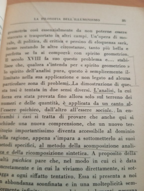 La filosofia dell'illuminismo, Ernst Cassirer, La Nuova Italia, 1974