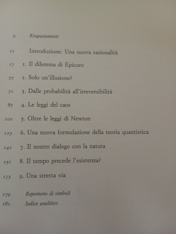 La fine delle certezze, Ilya Prigogine, Bollati Boringhieri, 1997