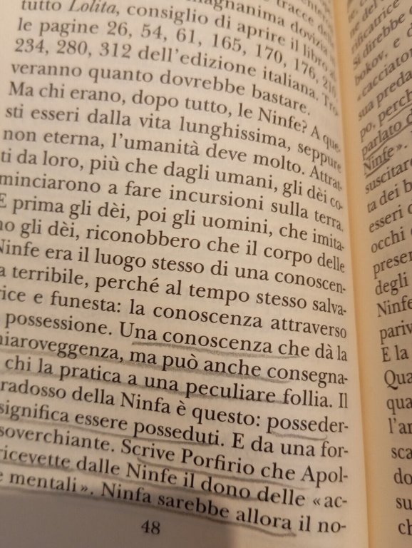 La follia che viene dalle ninfe, Roberto Calasso, Adelphi, 2005