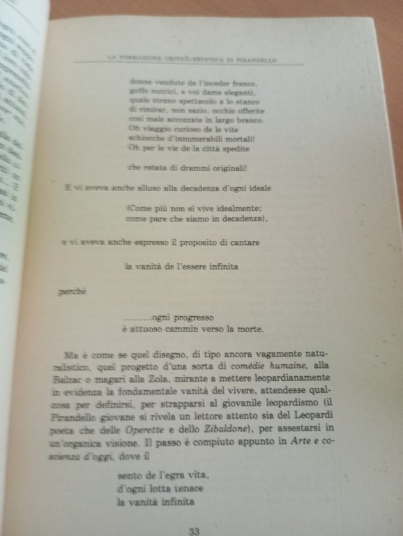 La formazione critico-estetica di Pirandello, Mario Pomilio, L'Aquila, 1980