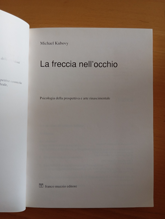 La freccia nell'occhio, Arte rinascimentale, Michael Kunovy, Muzzio, 1992 | Immagine Gallery 7