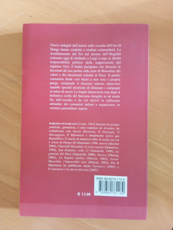 La Gladio rossa e l'oro di Dongo, Roberto Festorazzi, Il … | Immagine Gallery 5