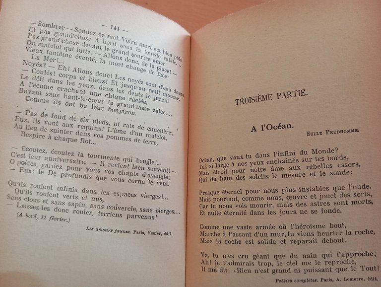 La grande bleue, Americo. Bertuccioli, Garzanti, 1941, in francese