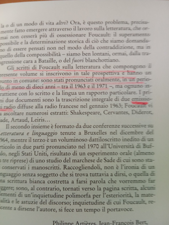 La grande straniera. A proposito di letteratura, Michel Foucault, 2015 | Immagine Gallery 9