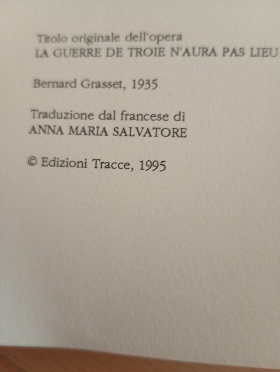 La guerra di Troia non si farà, Jean Giraudoux, 1995 | Immagine Gallery 8