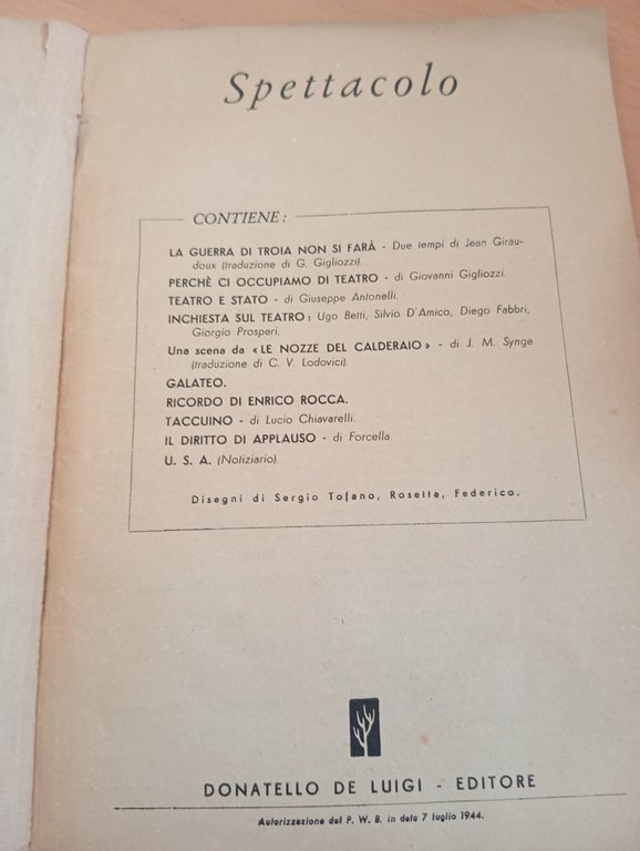 La guerra di Troia non si farà, Jean Giraudoux, De …