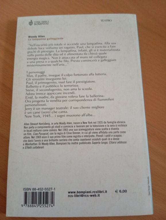 La lampadina galleggiante, Woody Allen, Bompiani, 2003