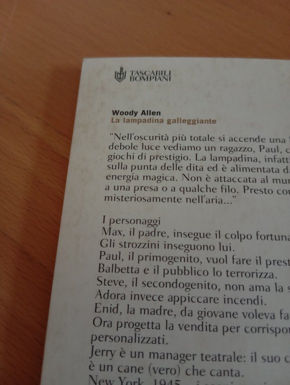 La lampadina galleggiante, Woody Allen, Bompiani, 2003