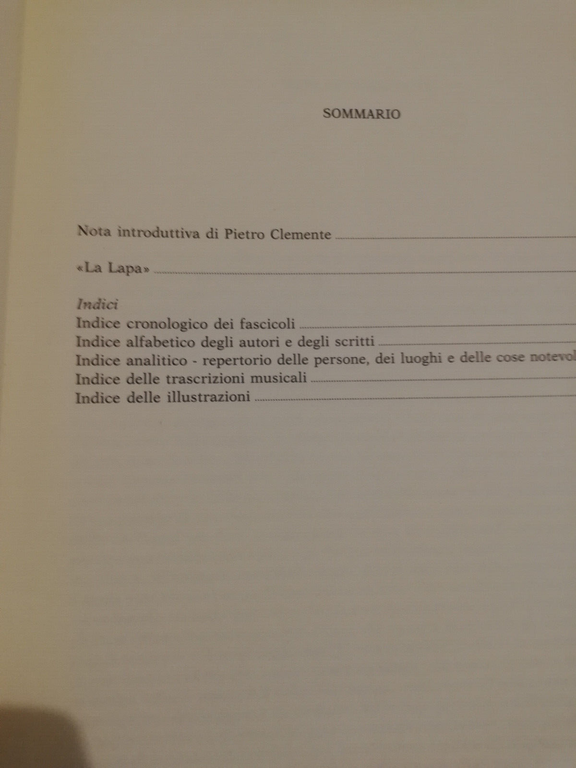 La lapa. Argomenti di storia e letterature popolare, 1991, Marinelli, …