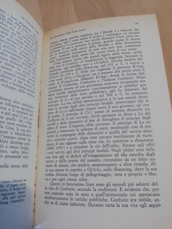 La letteratura cinese, Giuliano Bertuccioli, 1968, Sansoni Accademia