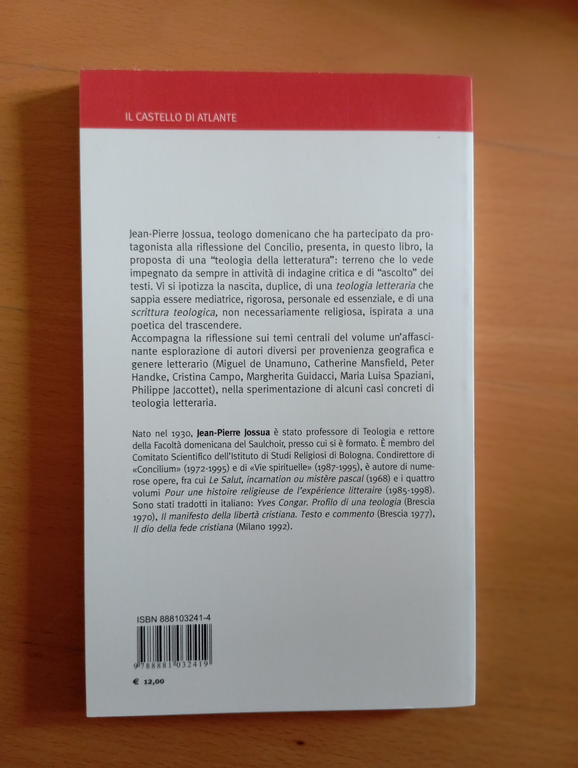 La letteratura e l'inquietudine dell'assoluto, Jean-Pierre Jossua, Diabasis 2005 | Immagine Gallery 4