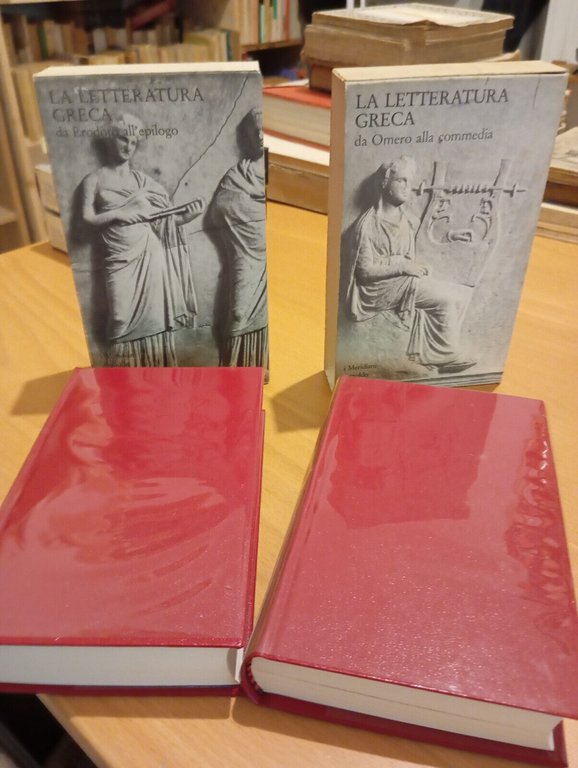 La letteratura greca, due volumi Meridiani Mondadori, 1989, edizione molto …