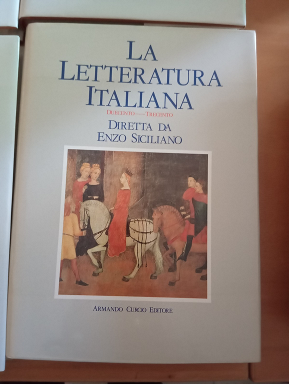 La letteratura Italiana, 8 volumi, Enzo Siciliano, Curcio