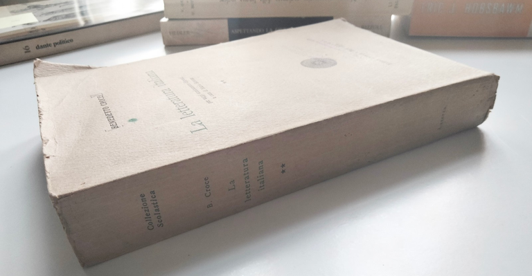 La letteratura italiana, Benedetto Croce, Laterza, 1950