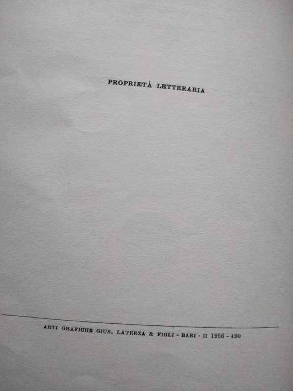 La letteratura italiana, Benedetto Croce, Laterza, 1950