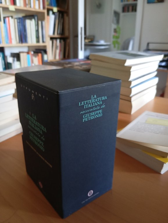 La letteratura italiana raccontata da Giuseppe Petrionio 5 volumi cofanetto …