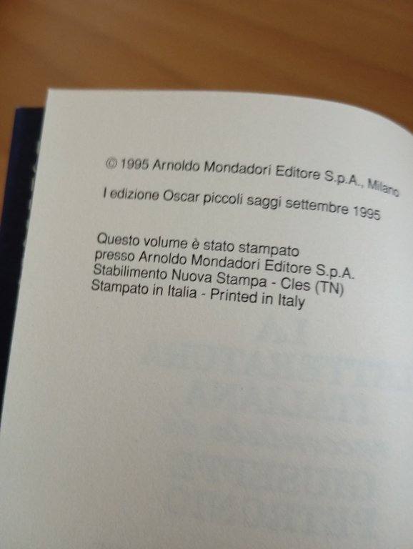 La letteratura italiana raccontata da Giuseppe Petrionio 5 volumi cofanetto …