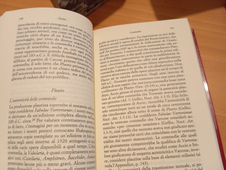 La letteratura latina, due volumi Meridiani Mondadori, 1991 edizione molto …