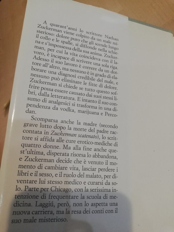 La lezione di anatomia, Philip Roth, Einaudi, 2006