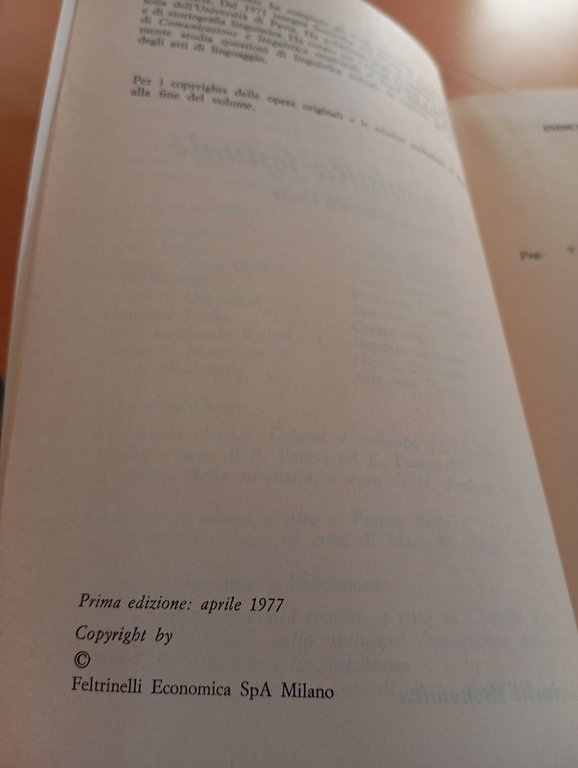 La linguistica testuale, Maria-Elisabeth Conte, Feltrinelli, 1977