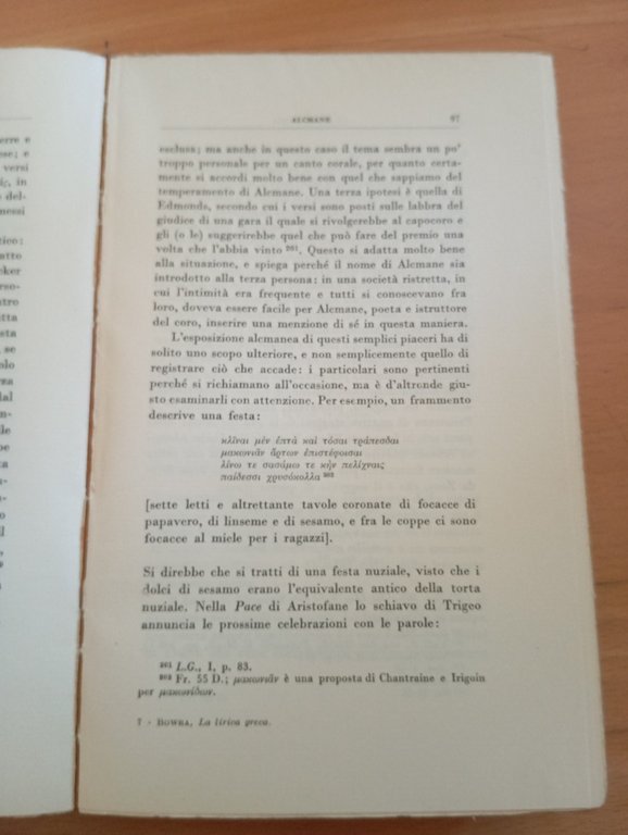 La lirica greca da Alcmane e Simonide, C. M. Bowra, … | Immagine Gallery 11