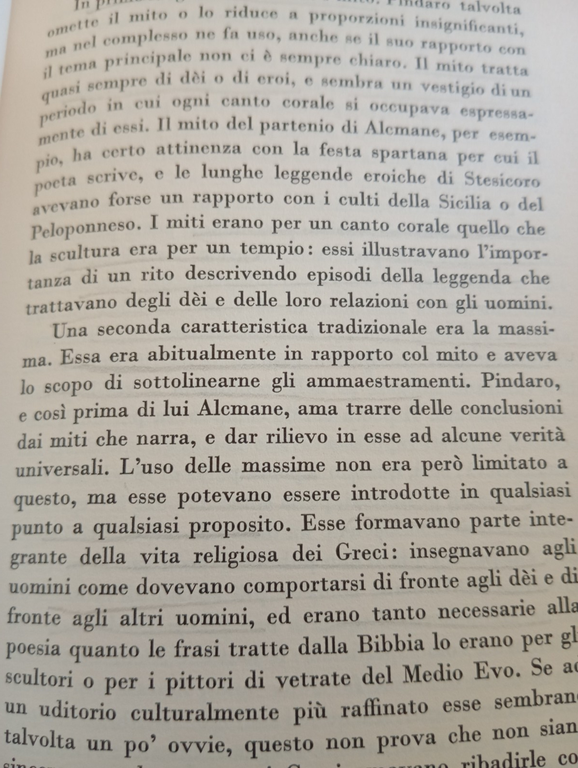 La lirica greca da Alcmane e Simonide, C. M. Bowra, … | Immagine Gallery 17