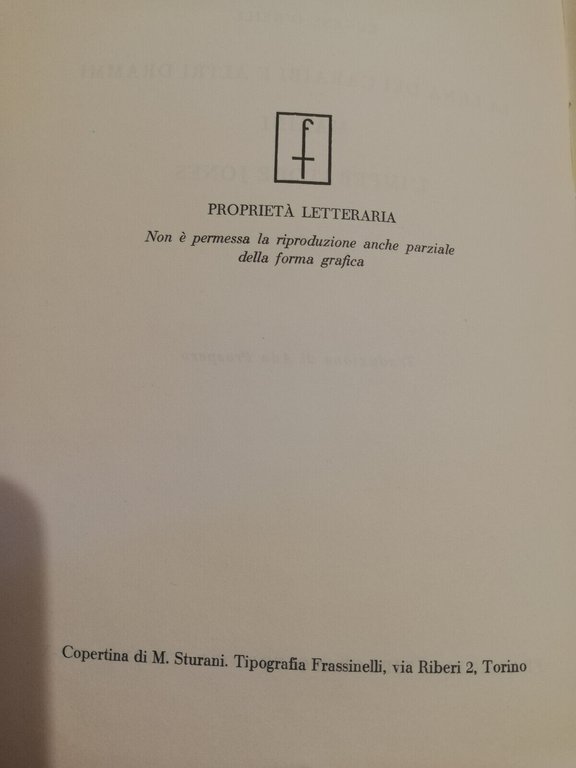 La luna dei caraibi, Eugene O'Neill, 1952, Frassinelli