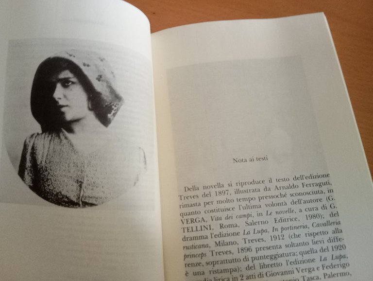 La lupa, Giovanni Verga, Novecento, 1991
