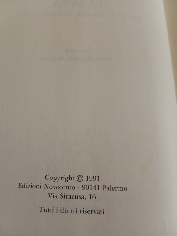 La lupa, Giovanni Verga, Novecento, 1991