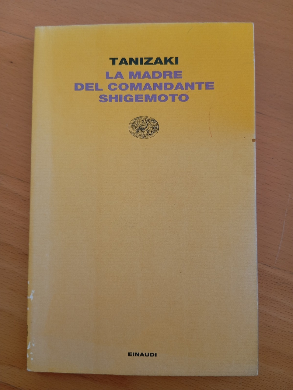 La madre del comandante Shigemoto, Tanizaki, Einaudi, 2013, sottolineato
