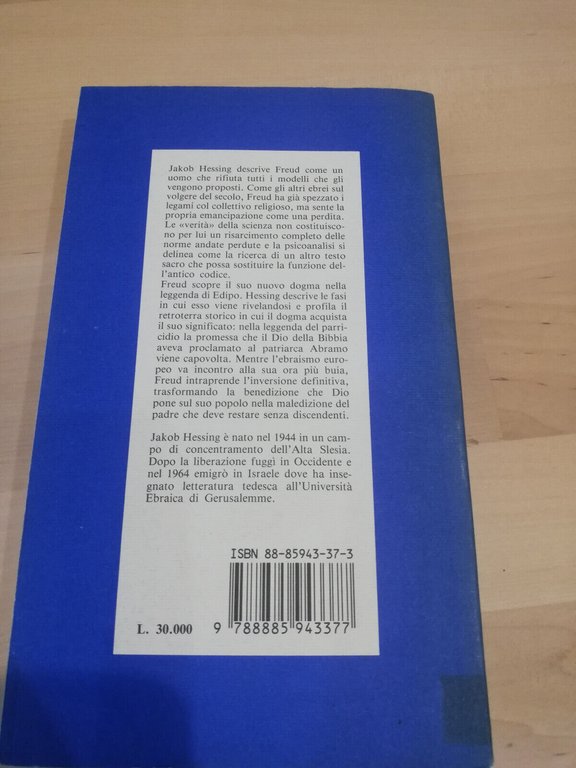 La maledizione del profeta. tre saggi su Freud, Jakob Hessing, …