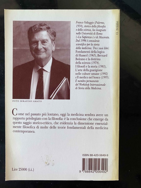 La medicina come scienza filosofica, Franco Voltaggio, Laterza, 1998