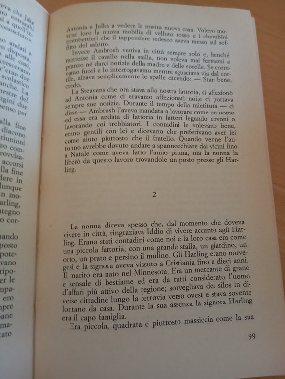 La mia Antonia, Willia Cather, La tartaruga, 1985