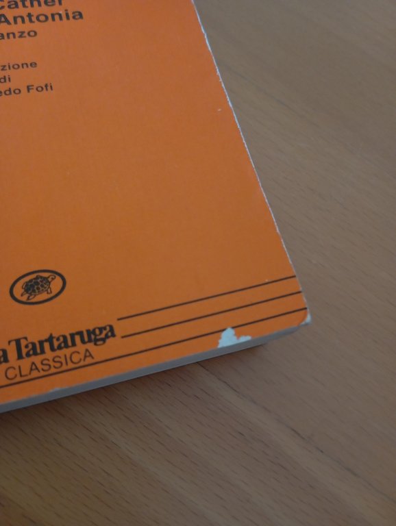 La mia Antonia, Willia Cather, La tartaruga, 1985