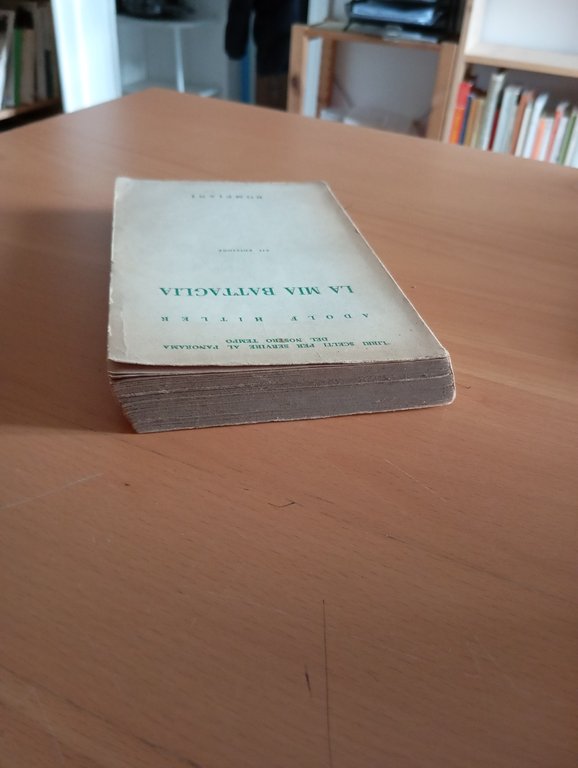 La mia battaglia, Adolf Hitler, Bompiani, 1940