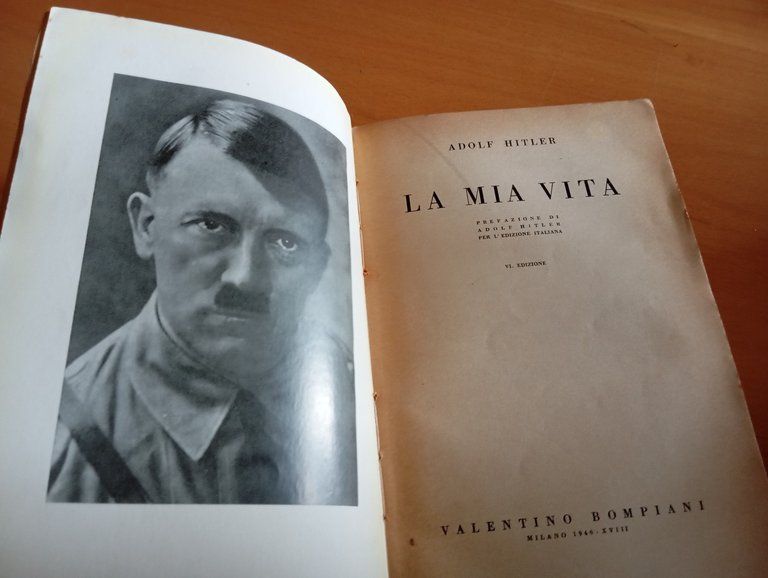 La mia vita, A. Hitler, Bompiani, 1940
