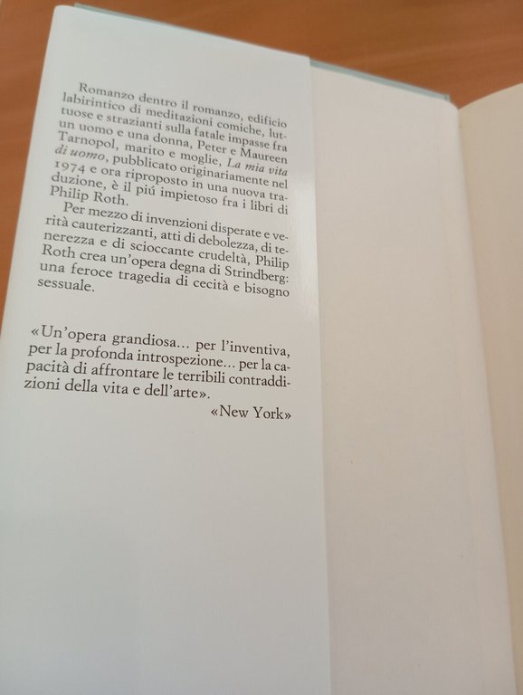 La mia vita di uomo, Philip Roth, Einaudi, 2011