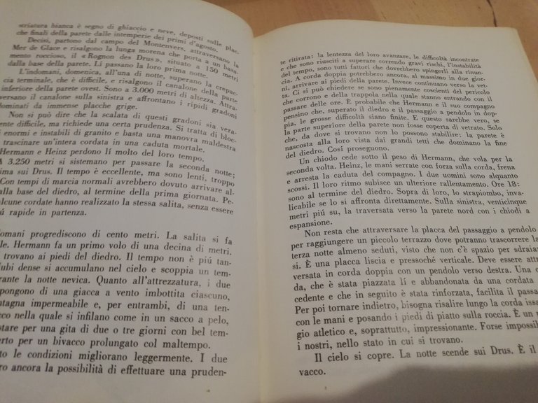La montagna a mani nude, René Desmaison, 1972, Dall'Oglio