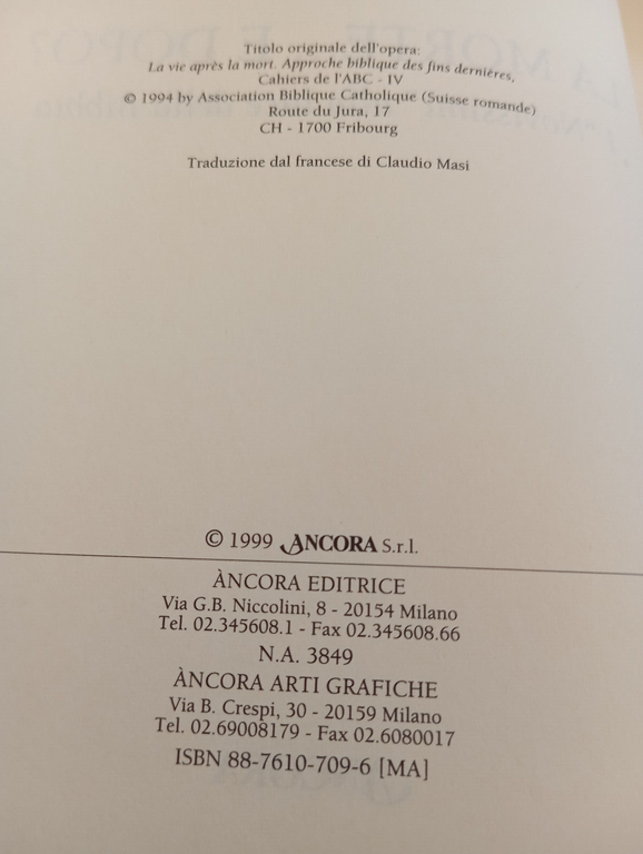 La morte... E dopo? I novissimi alla luce della Bibbia … | Immagine Gallery 13