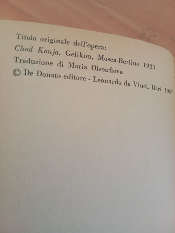 La mossa del cavallo, Viktor Sklovskij, De Donato, 1967 | Immagine Gallery 4
