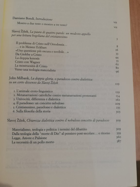 La mostruosità di Cristo. Paradosso o dialettica?, S Zizek J. …