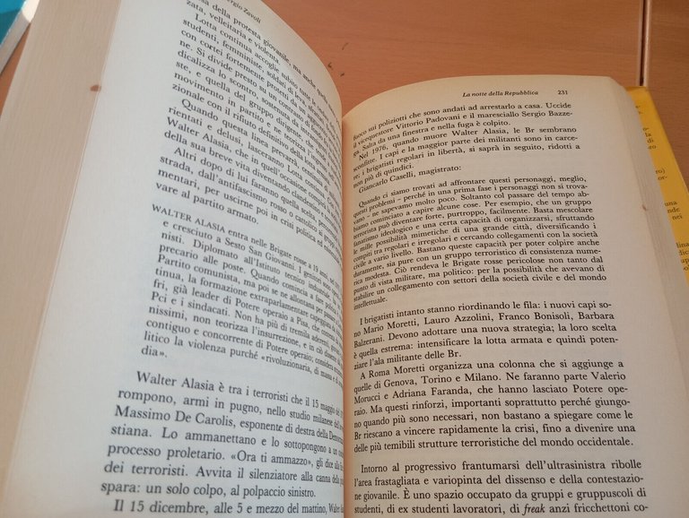 La notte della Repubblica, Zergio Zavoli, Nuova ERI Mondadori, 1992